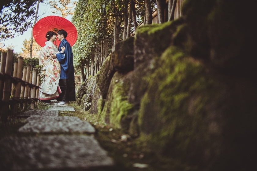 【完全保存版100ショット公開！】和装前撮りで真似したい可愛いポーズ総まとめ＊にて紹介している画像