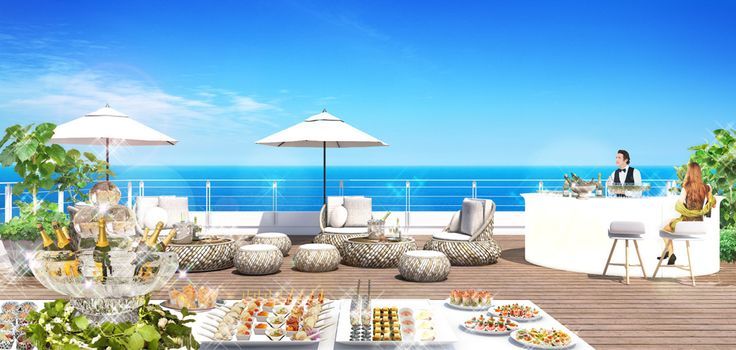 『テラスハウス』の世界観が大好き♡この夏はシーサイドでオーシャンビューWedding＊にて紹介している画像