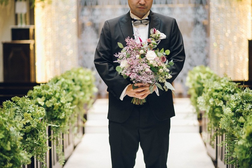 "He's the Star Too!! A Complete Guide to Spotlighting the Groom in Weddings and Receptions"にて紹介している画像