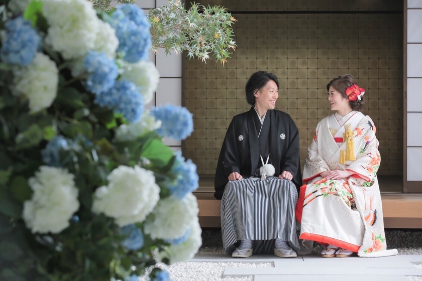 【完全保存版100ショット公開！】和装前撮りで真似したい可愛いポーズ総まとめ＊にて紹介している画像