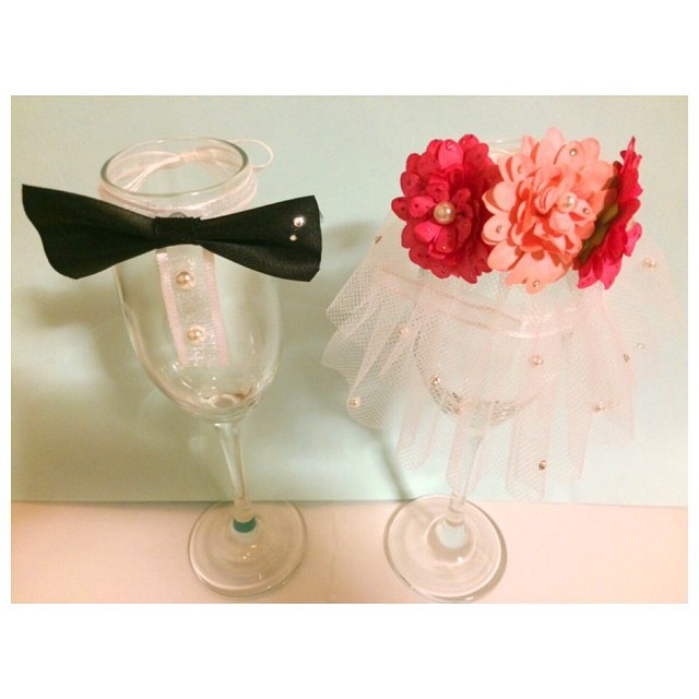 DIYできる『グラスドレス』が大人気♡とっても可愛いウェディングアイテム*にて紹介している画像