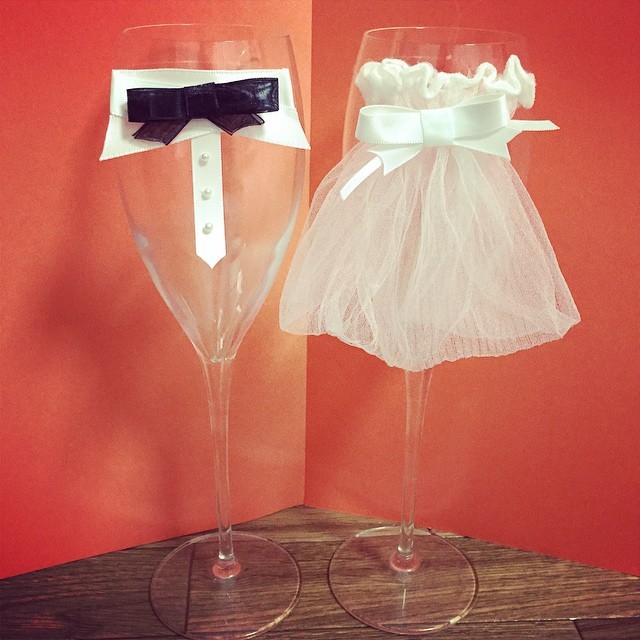 DIYできる『グラスドレス』が大人気♡とっても可愛いウェディングアイテム*にて紹介している画像