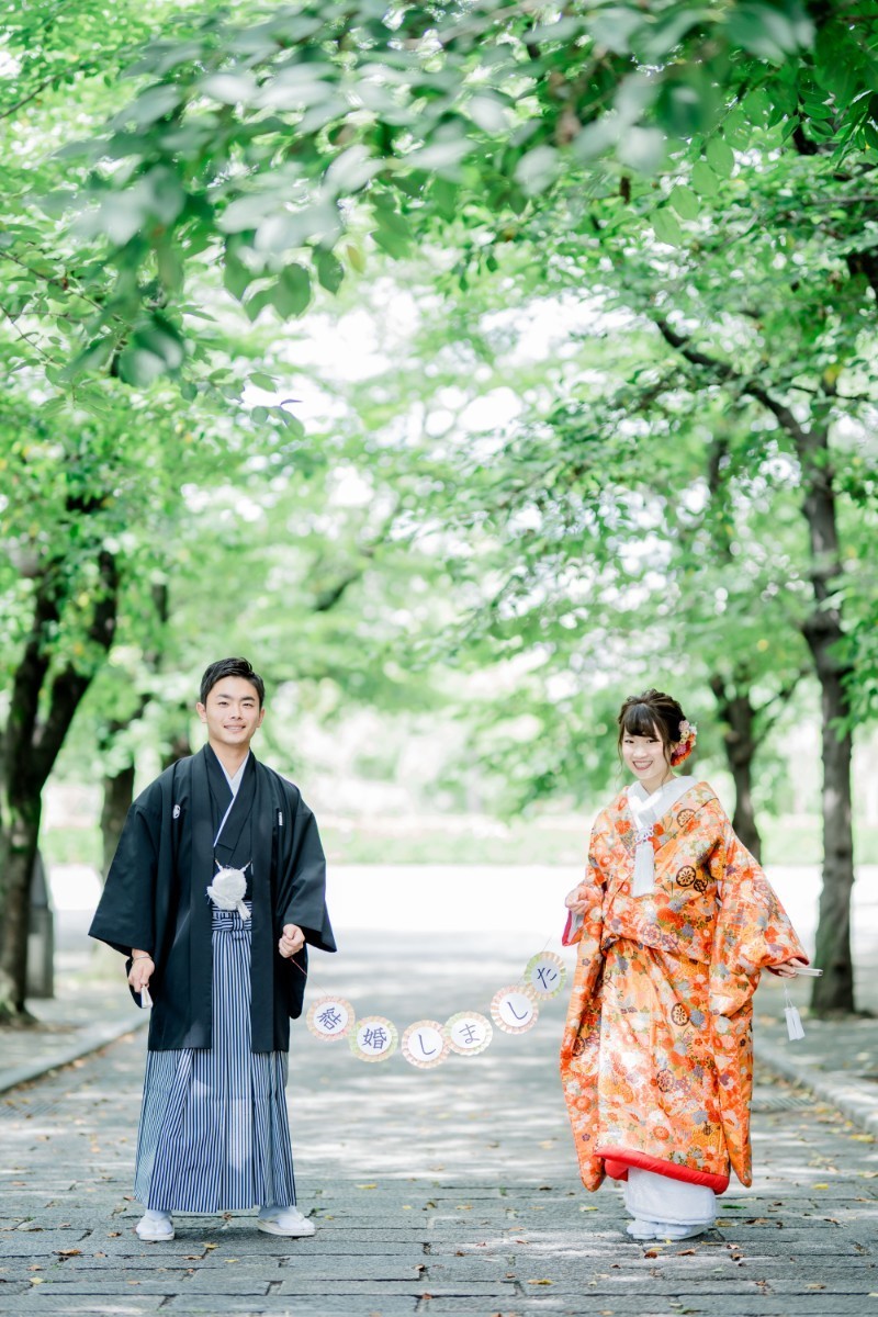 【完全保存版100ショット公開！】和装前撮りで真似したい可愛いポーズ総まとめ＊にて紹介している画像