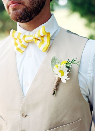 Charming Spring Wedding: Featuring Delicate Yellow and White "Margaret" Flowers as the Main Attraction ♡にて紹介している画像