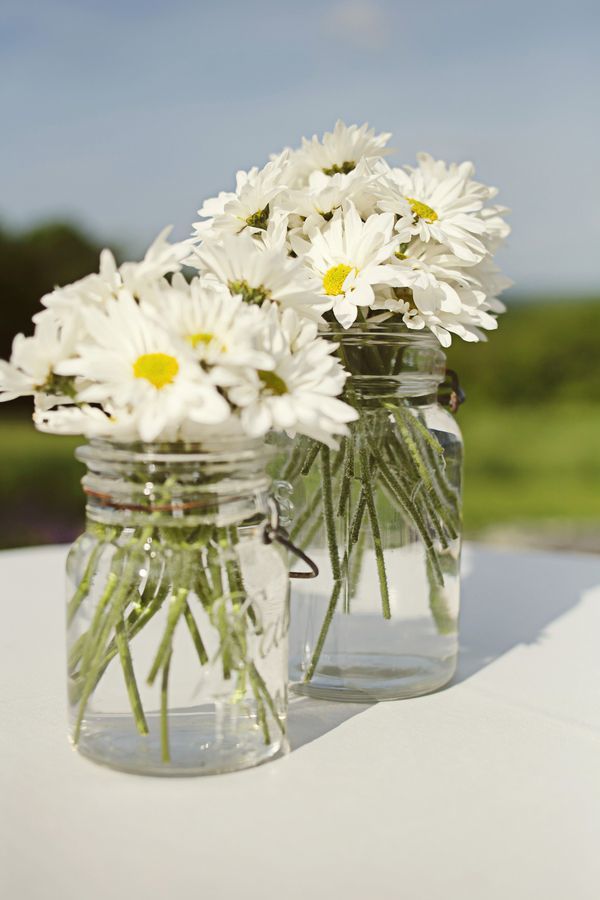 Charming Spring Wedding: Featuring Delicate Yellow and White "Margaret" Flowers as the Main Attraction ♡にて紹介している画像