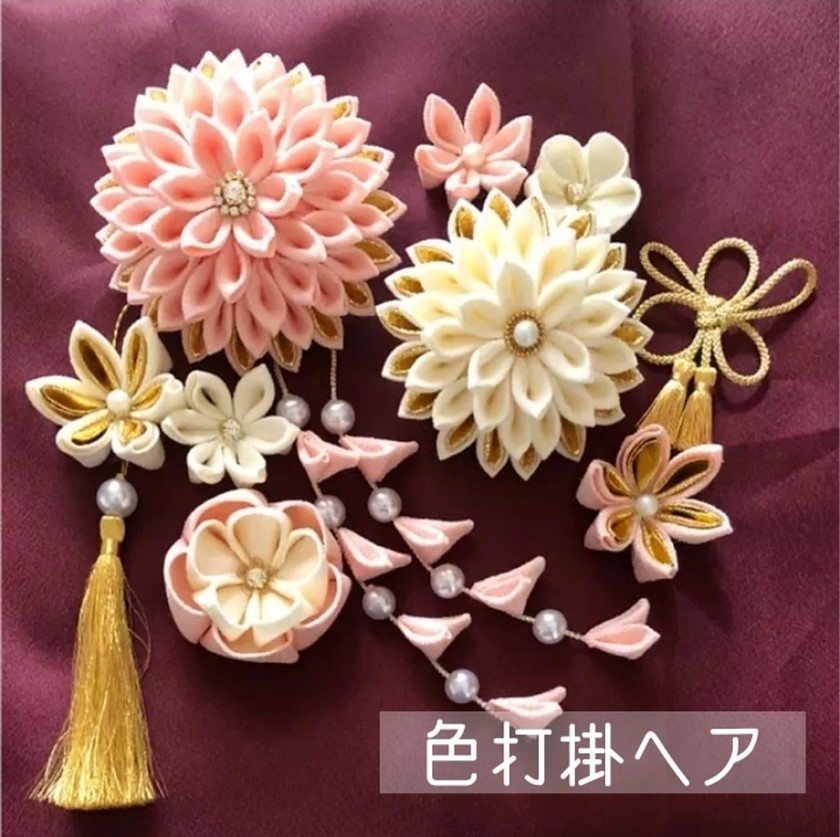 "Going for a Cute and Elegant Look: A Collection of Adorable 'Japanese Style Hair Arrangements'"にて紹介している画像