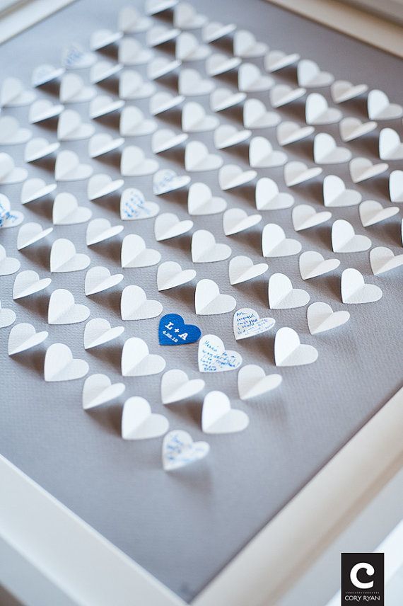 Create Together with Guests: The Adorable "Wedding Tree" Guest Book!にて紹介している画像