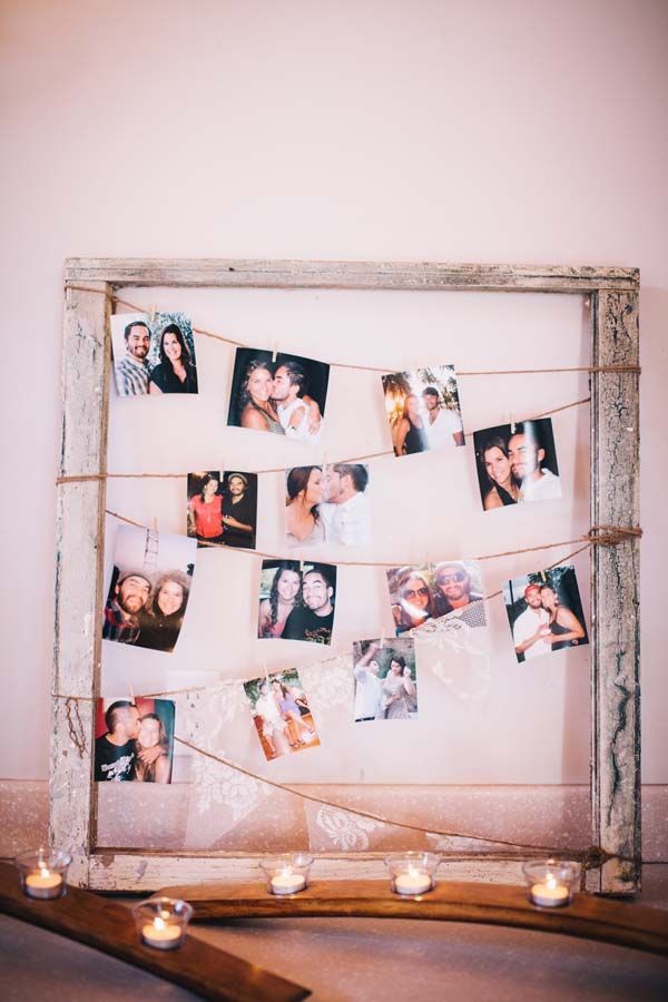 Creative Ways to Use Picture Frames: DIY Stylish Wedding Decor!にて紹介している画像