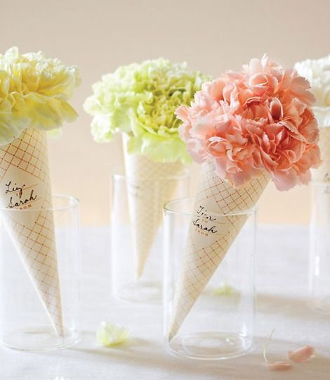 Do You Know About Flower Cones? ♡ Adorable Bouquets That Look Just Like Ice Cream! ♡にて紹介している画像