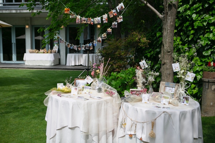 せっかくある素敵な場所。〔結婚式場のガーデン〕を楽しく有効活用する演出は？にて紹介している画像