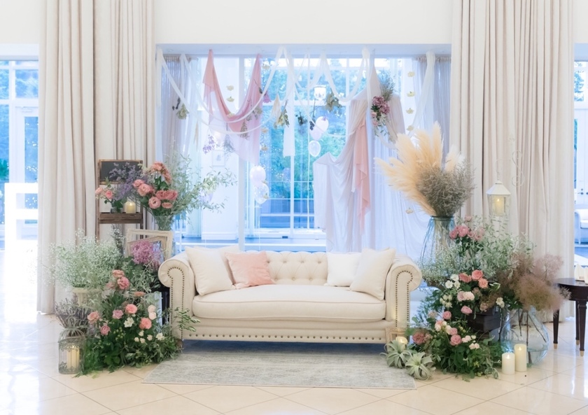 "Stylish High Sand Flower Arrangements: A Must-See Guide for Stunning Coordination!"にて紹介している画像