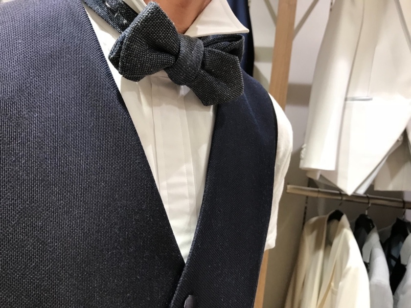 Elevate Your Tuxedo Style: Groom's Handkerchief & Tie Set Available on Rakutenにて紹介している画像
