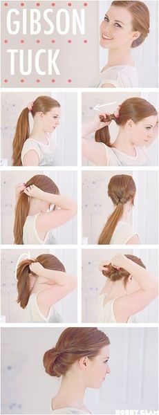 Effortlessly Chic: Adorable Natural Loose Hair with a Gibson Tuck for a Trendy Overseas Girl Look!にて紹介している画像