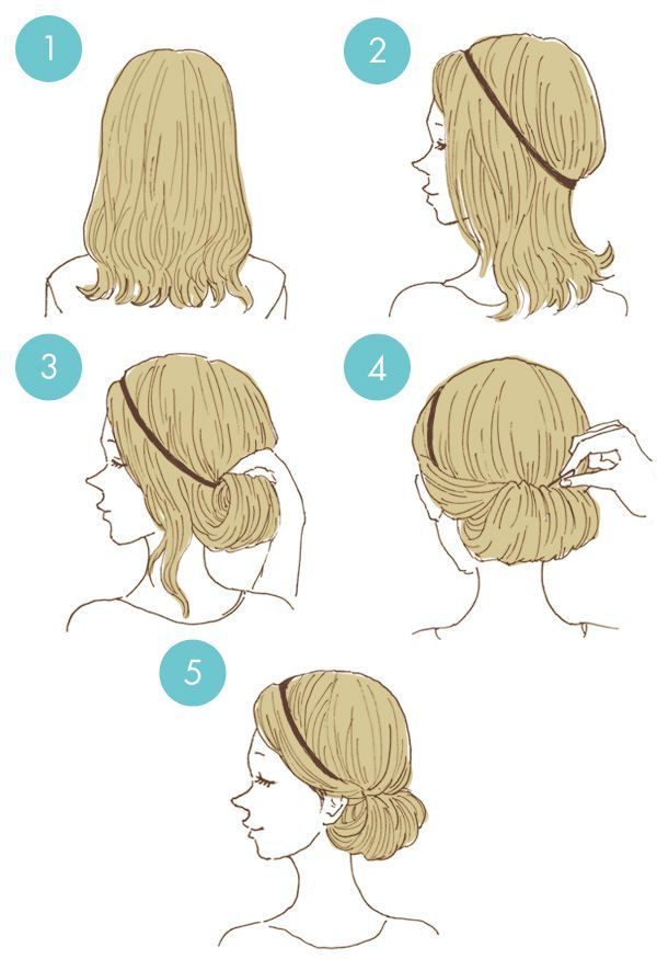 Effortlessly Chic: Adorable Natural Loose Hair with a Gibson Tuck for a Trendy Overseas Girl Look!にて紹介している画像