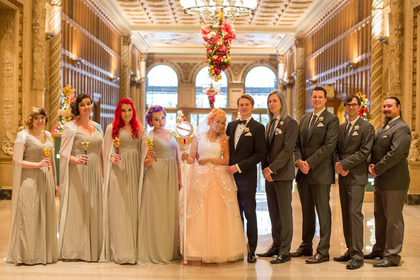 Miracle Romance: A Couple Holds Their Wedding Themed Around Their Beloved Sailor Moon!にて紹介している画像