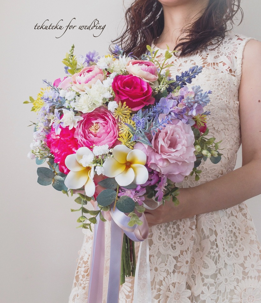 永遠の可愛さを手にいれる♡結婚式で【ドライフラワーのブーケ】を選ぶメリットまとめ*にて紹介している画像