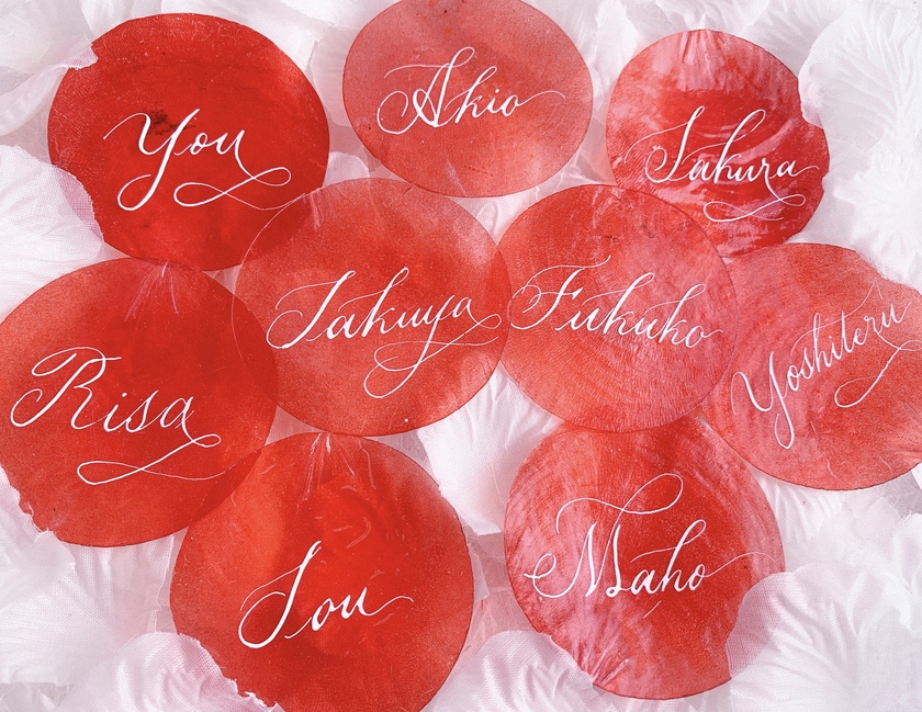 10 Trendy Handmade Place Card Ideas Using Unique Materials ♡にて紹介している画像