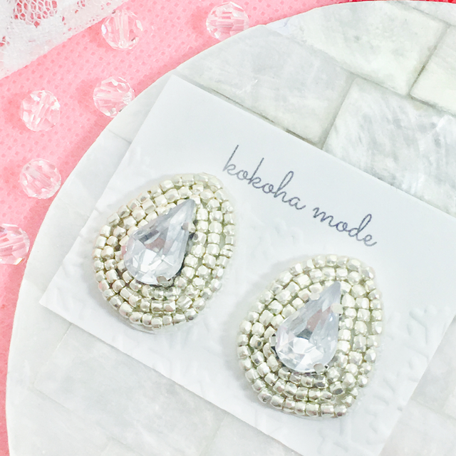 ミンネで見つけた1点もの♡特別感あふれる可愛い「イヤリング・ピアス」まとめ＊にて紹介している画像