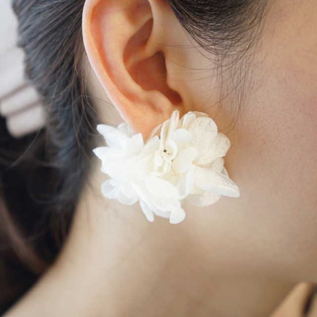 ミンネで見つけた1点もの♡特別感あふれる可愛い「イヤリング・ピアス」まとめ＊にて紹介している画像