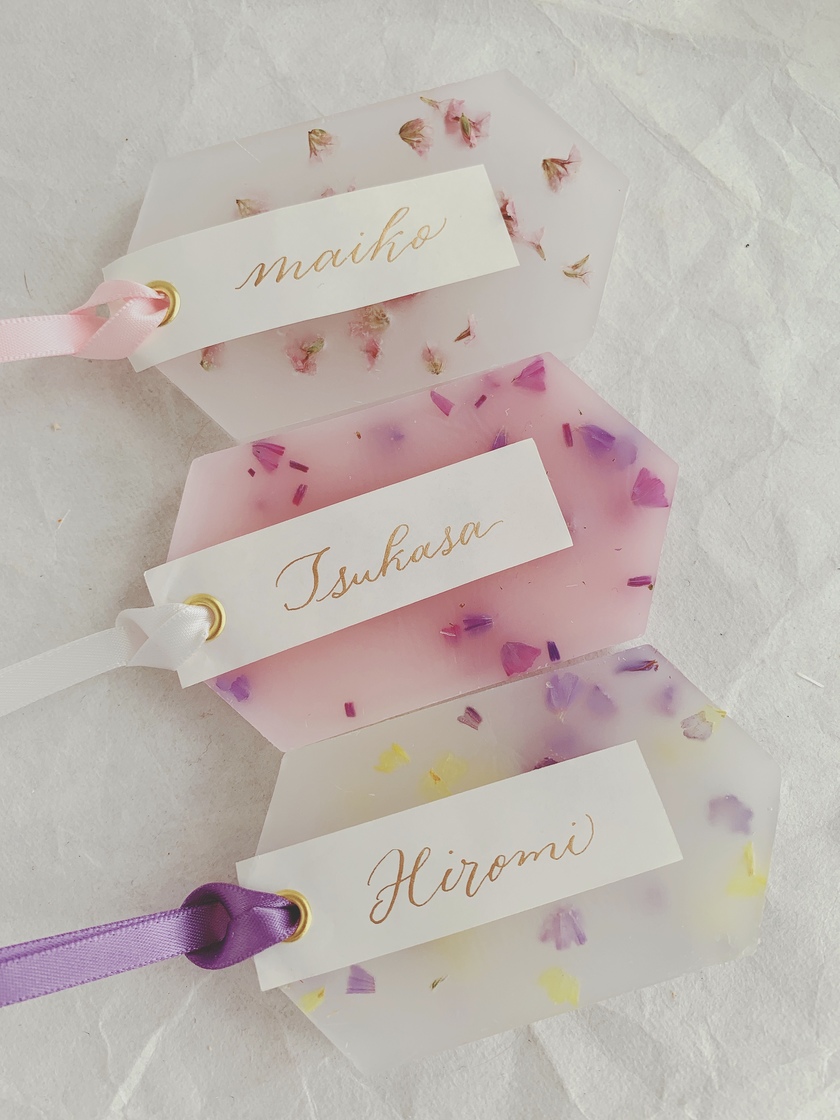 10 Trendy Handmade Place Card Ideas Using Unique Materials ♡にて紹介している画像