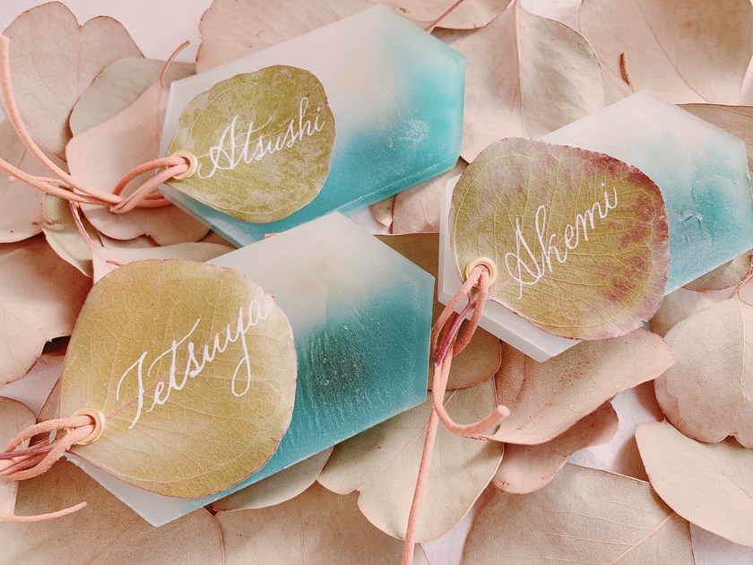 10 Trendy Handmade Place Card Ideas Using Unique Materials ♡にて紹介している画像