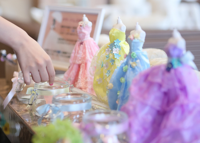 ミニ トルソー 光沢カラー 6色 ドレス色当てクイズ用♡ミニトルソーで作るミニドレスのアイデア