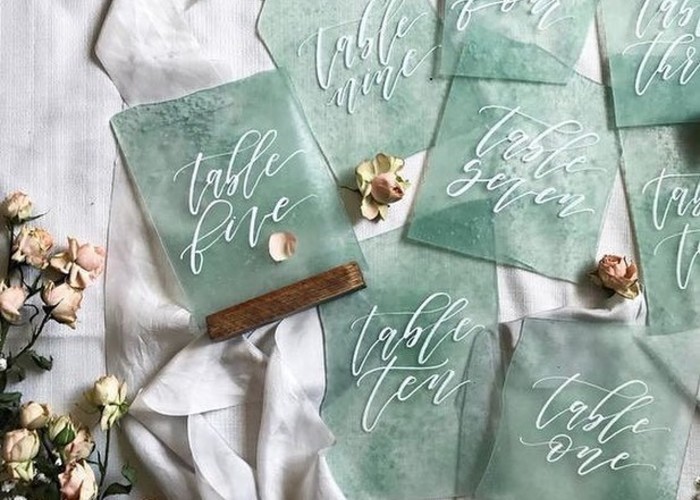 22 Stylish Table Number Designs for Destination Weddings You | marry