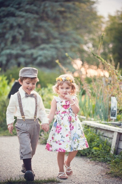 "Stealing the Spotlight with Cuteness: Adorable Ring Bearers and Flower Girls ♡"にて紹介している画像