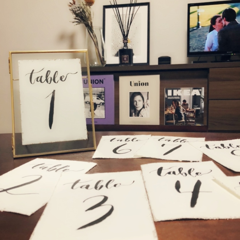 A Wonderful Idea: Using Memory Items as Table Numbers with Month Age Cards♡にて紹介している画像