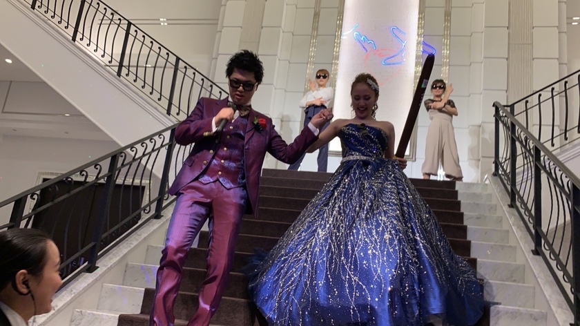 Unpredictable Fun! A Collection of Unique Newlywed Entrance Scenes Dedicated to Entertaining Guestsにて紹介している画像