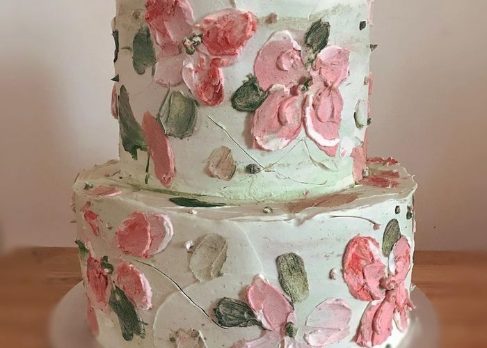 油絵みたいで芸術的♡バタークリームのウェディングケーキにため息が出る。 marry[マリー]