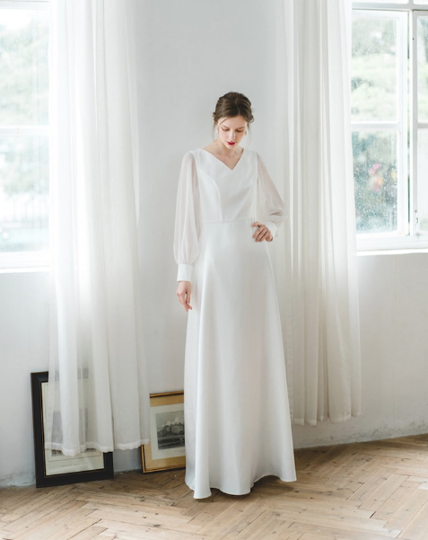 激安ので節約したい場合はこれ！楽天で買える2万円以下の撮影用・二次会用ウェディングドレス特集にて紹介している画像