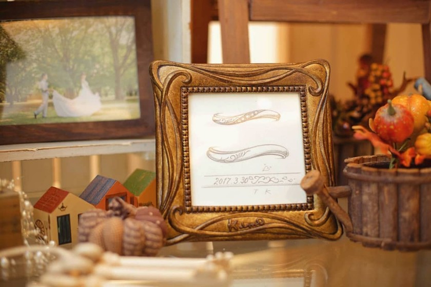 何を飾ったかじっくり見たい！卒花さんのウェルカムスペース実例を詳しく紹介します♡にて紹介している画像