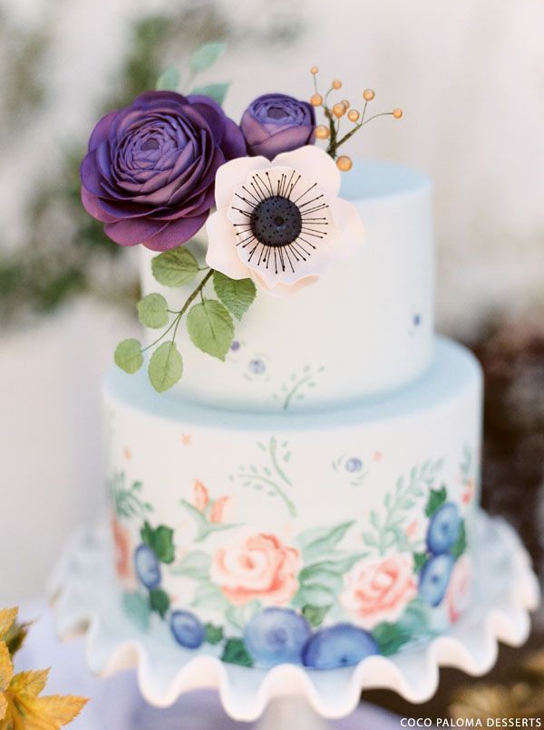 Unique and Adorably Cute: A Collection of Wonderful Wedding Cake Ideas♡にて紹介している画像