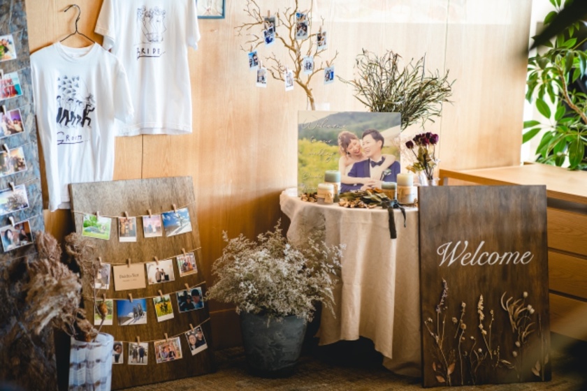 何を飾ったかじっくり見たい！卒花さんのウェルカムスペース実例を詳しく紹介します♡にて紹介している画像