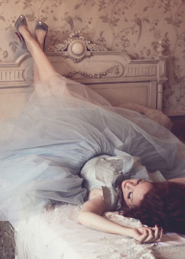 Dreamy Delights: Enchanted by the Fluffy, Romantic Blue Lovey-Dress♡にて紹介している画像