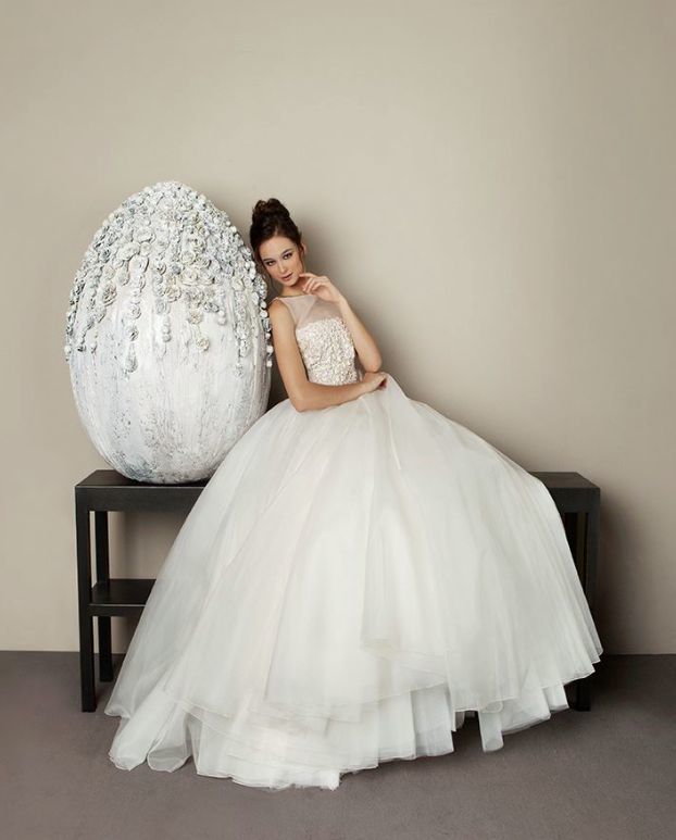 ボリュームたっぷり立体感♡イタリア最高級ブランドAntonio Rivaのドレスに感動♡にて紹介している画像