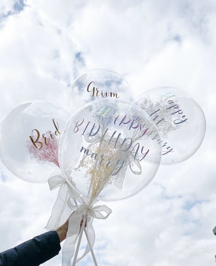 "Shop Online! A Cute Balloon List for Wedding Venue Decor and Pre-Wedding Photos ♩"にて紹介している画像