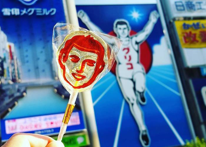 こんなのあるって知ってた 大阪難波のグリコのべっこう飴を発見 Marry マリー