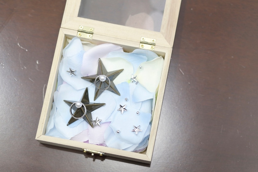 大切な指輪を守ります♡おしゃれな【リングピロー】のデザインパターンいろいろ*にて紹介している画像