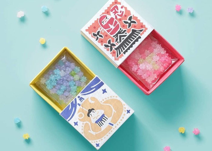 京都西陣にある紙雑貨屋さん 羅工房 が作る 可愛い箱が100種類以上の金平糖 Marry マリー