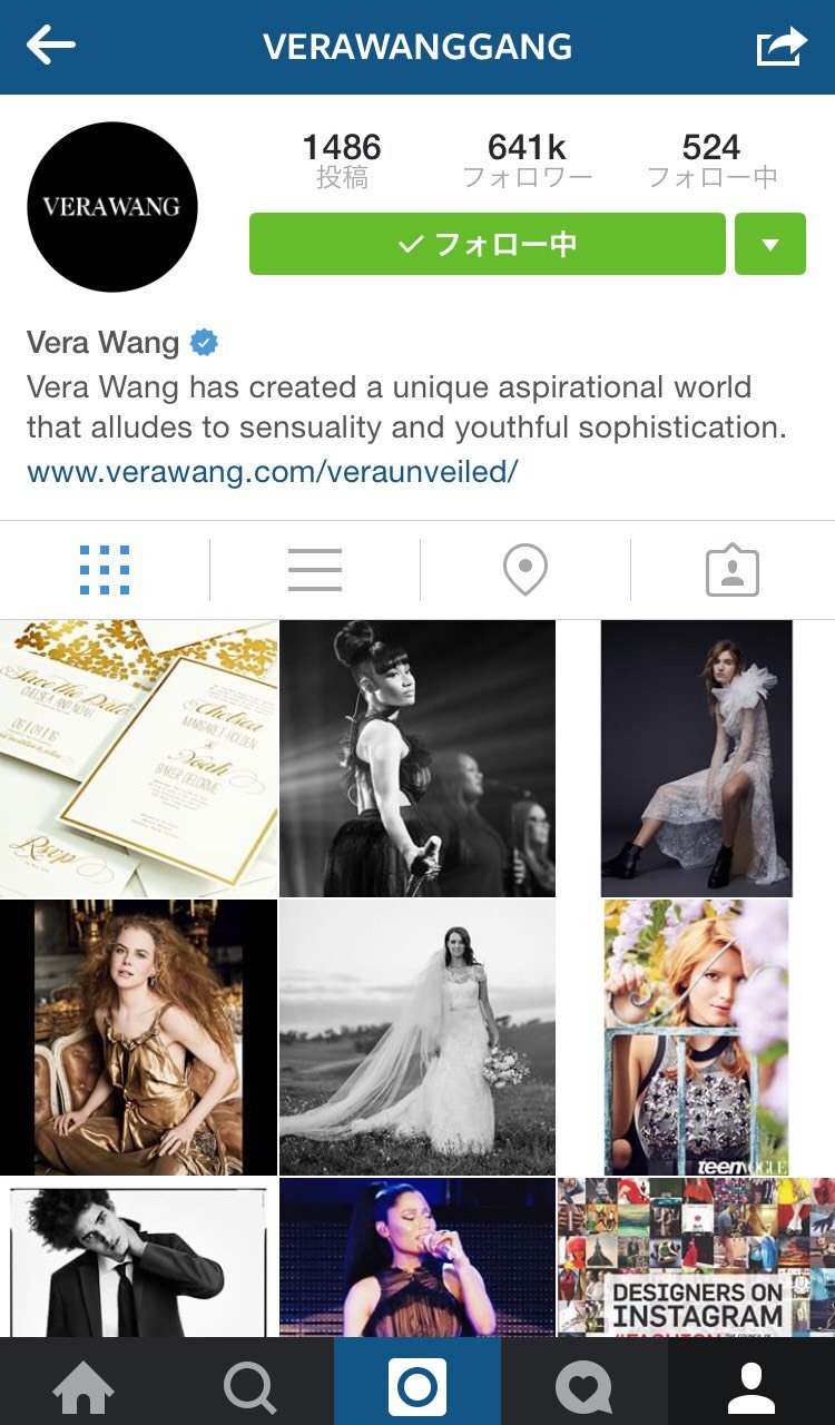 64万フォロワー超え！世界的人気ブランド『Vera Wang』のインスタにうっとり♡にて紹介している画像