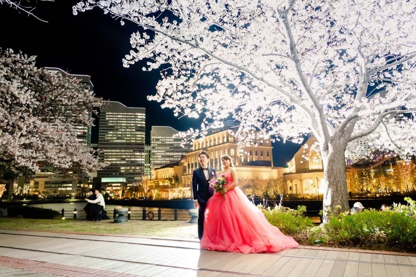 "Where Are the Beautiful Photos Taken for Pre-Weddings in Yokohama Minato Mirai? A Guide with Maps"にて紹介している画像