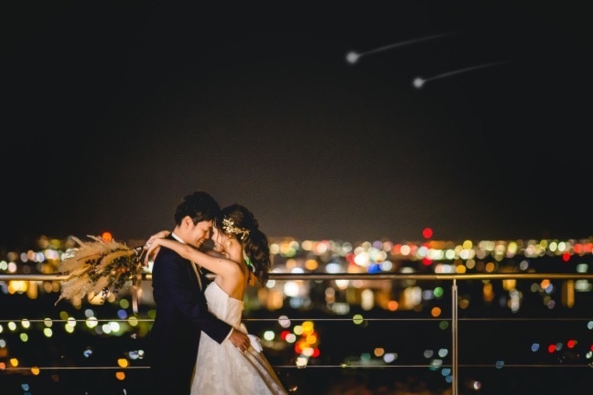 How to Add Shooting Star Effects to Any Photo: Perfect for Wedding Photos!にて紹介している画像