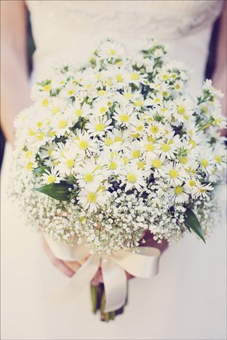 Charming and Cute Daisy Flowers ♡ A Spring Wedding Surrounded by Abundant Daisies＊にて紹介している画像