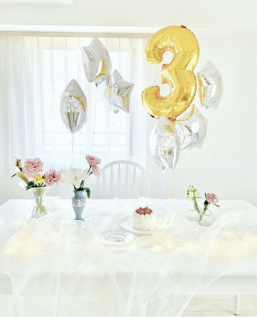 【体験談】長く楽しんでもらいたいなら！ヘリウムガス風船は小さいものをたくさん渡した方がいい♡にて紹介している画像