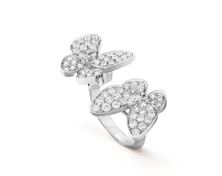 "Symbol of Joy: A Collection of Adorable 'Butterfly Design' Rings That Stand Out!"にて紹介している画像