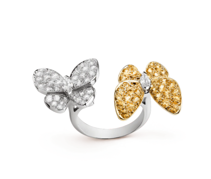 "Symbol of Joy: A Collection of Adorable 'Butterfly Design' Rings That Stand Out!"にて紹介している画像