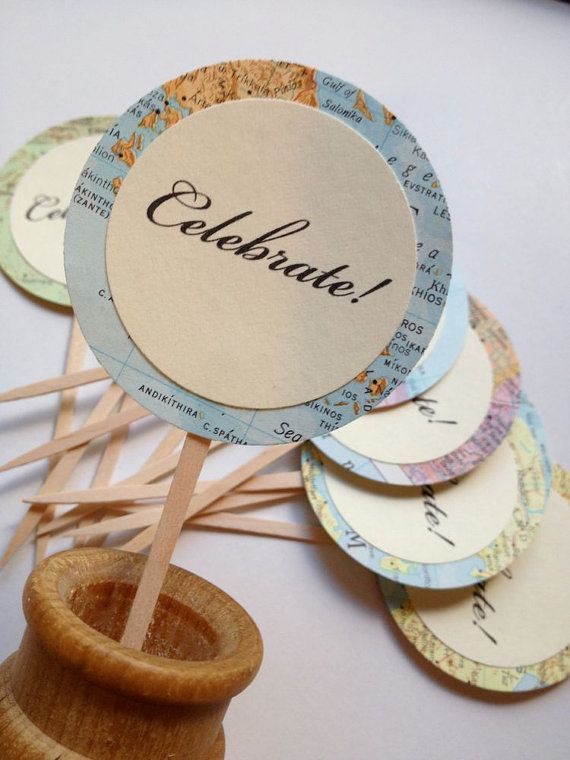 身近な素材で海外風おしゃれ＊『地球儀＆地図』を使ったウエディングアイデア♡にて紹介している画像