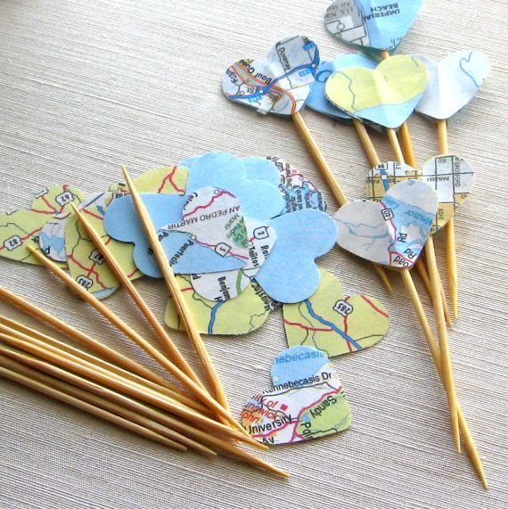 身近な素材で海外風おしゃれ＊『地球儀＆地図』を使ったウエディングアイデア♡にて紹介している画像